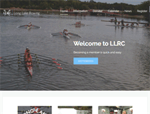 Tablet Screenshot of longlakerowing.org